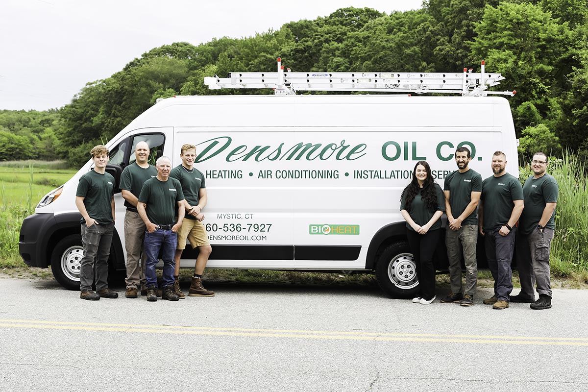 densmore team in front of service van