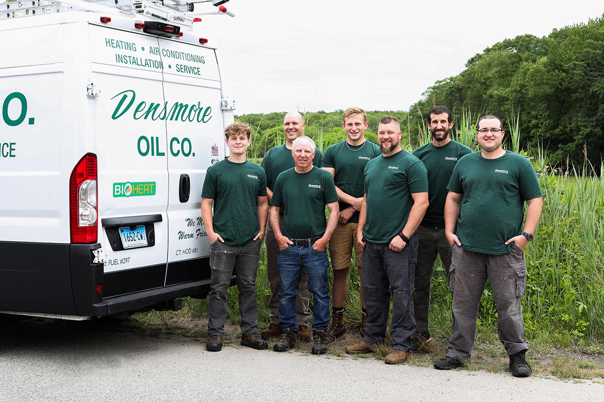 densmore team in front of service van