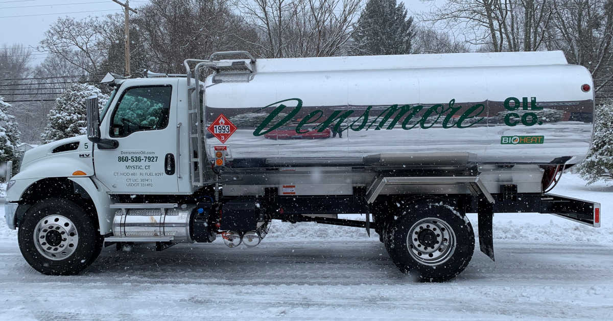 Densmore truck in winter